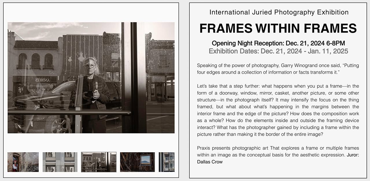 Self, Frames Within Frames, Praxis Gallery